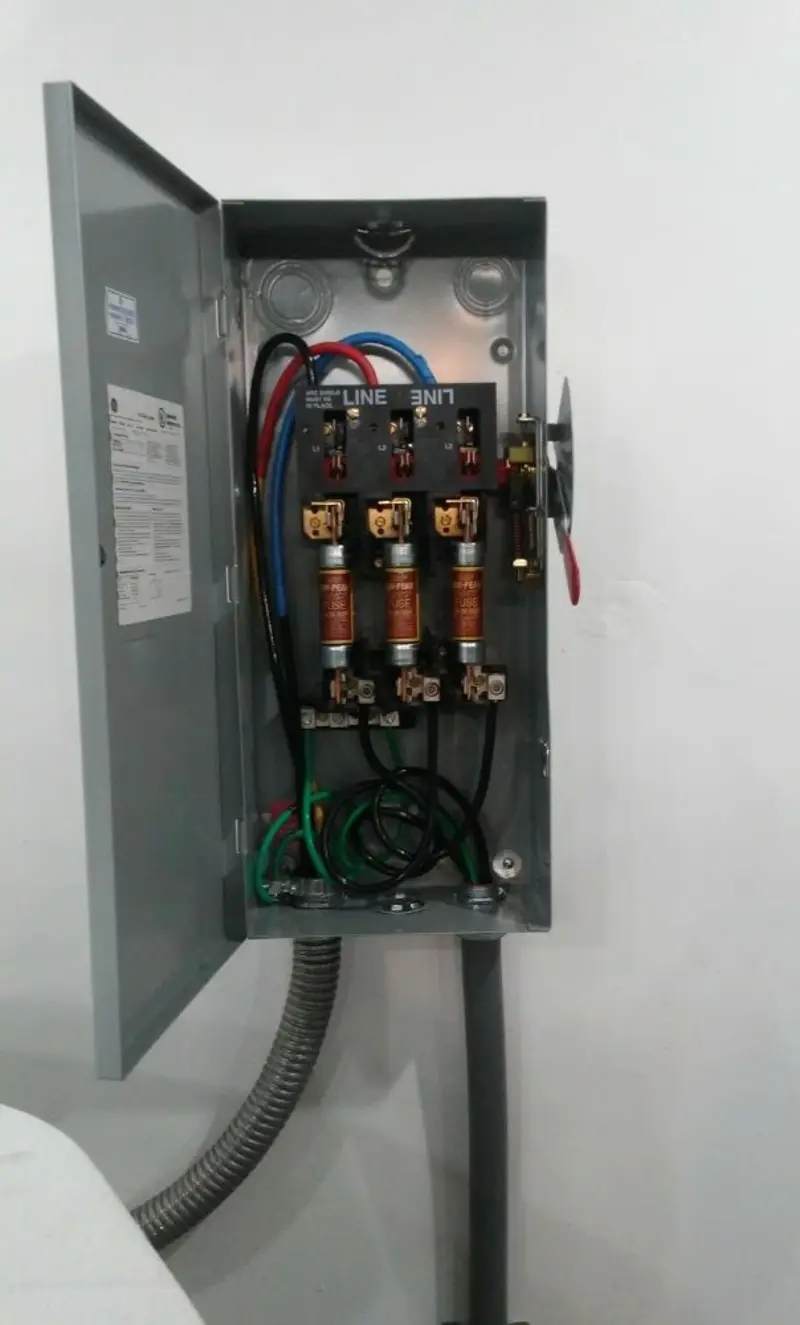 Three-phase disconnect switch installed for Electrical Wiring & Rewiring in Haddonfield